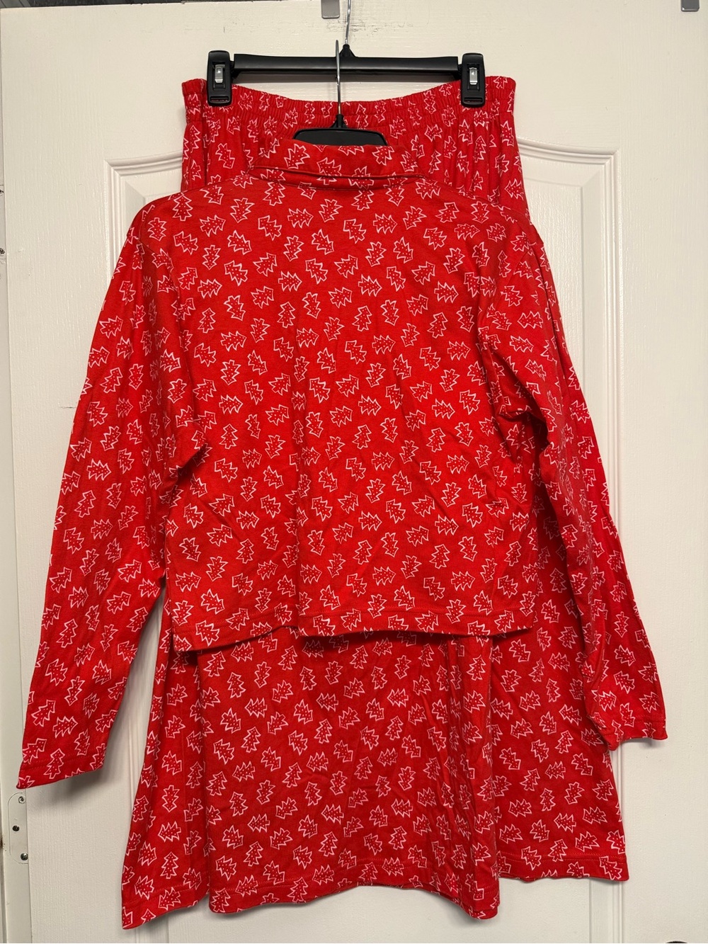 Vintage Eagle’s Eye Christmas Tree Print Matching Skirt Set Small Cotton - Picture 5 of 8